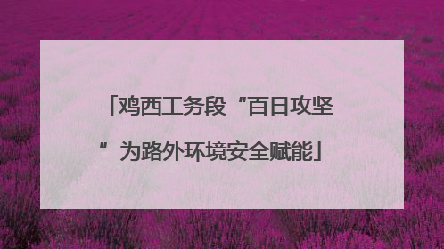 鸡西工务段“百日攻坚”为路外环境安全赋能